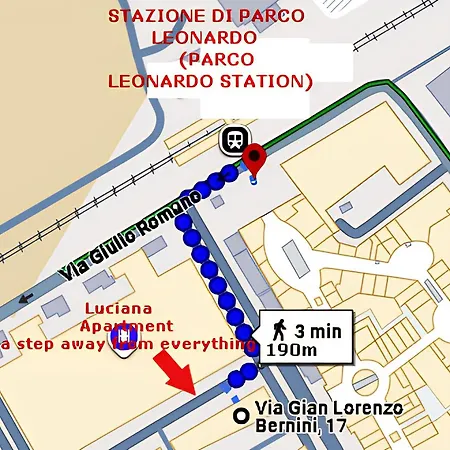 Luciana - 3 Min Train To Fco Airport & Fiera *